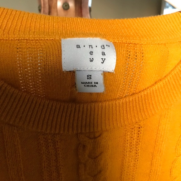 A-new-day Orange Sweater - Picture 3 of 3